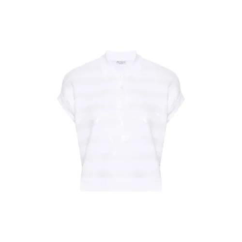 Brunello Cucinelli Polo Shirts Women's White