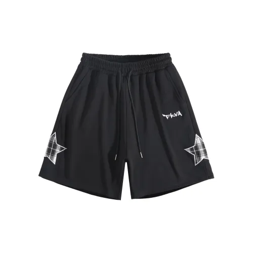 F.K.V.A Casual Shorts Unisex Black