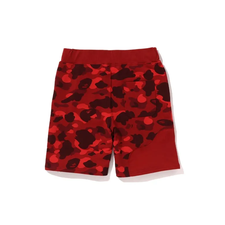 Bape Color Camo Cutting Sweat Shorts-1