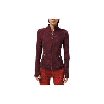 Lululemon Define Jackets Coats Women's Dark Red Mixed Color