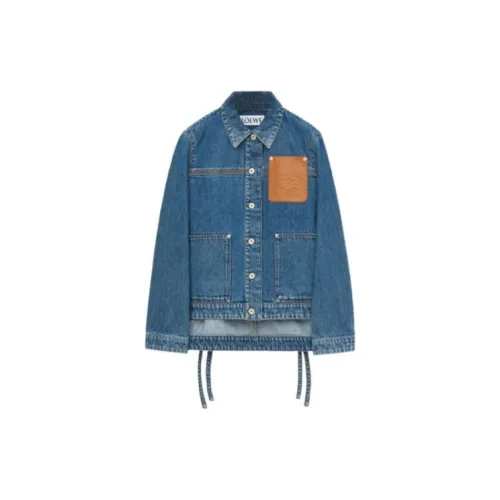 LOEWE Denim Jackets Women's Denim Blue