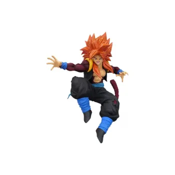 BANPRESTO Super Dragon Ball Heroes 9th Anniversary Figure Super Saiyan 4 Xeno Gogeta Figure Red