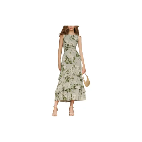 Reformation Sleeveless Dresses Women's Tea Garden Color