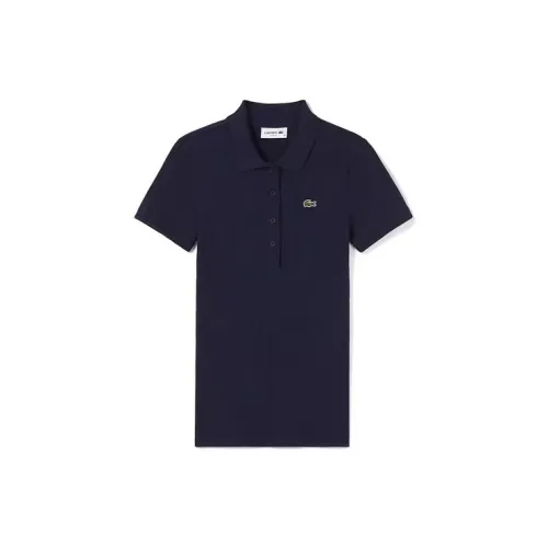 LACOSTE Polo Shirts Women's Navy Blue