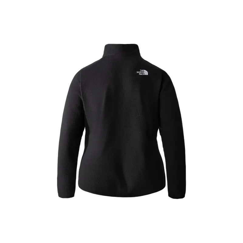 THE NORTH FACE PLUS SIZE 100 GLACIER 1/4 ZIP FLEECE Sweatshirt Women's Black-1