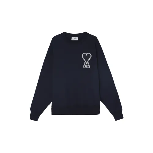 AMIPARIS Sweatshirts Unisex Marine Blue