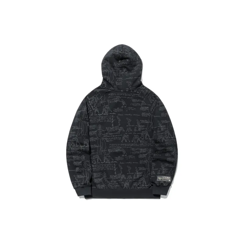 LiNing Sweatshirts Men Black All Over Print-1