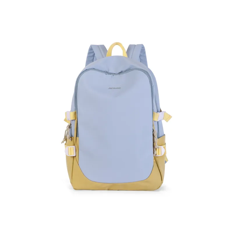 JEANSWEST Fabric Backpack Unisex Black/Dark Blue/Light Blue/Blue Yellow/Gray-12