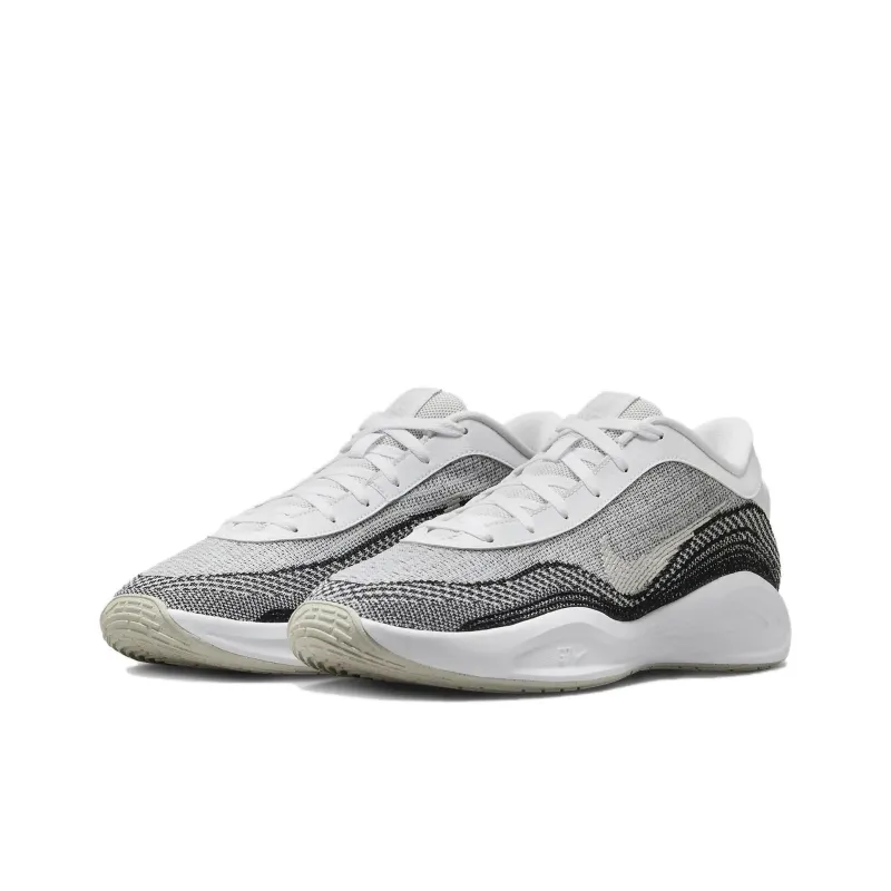Nike G.T. Hustle Anti Slip Wear Resistant Low Top Basketball Shoes Unisex White-2