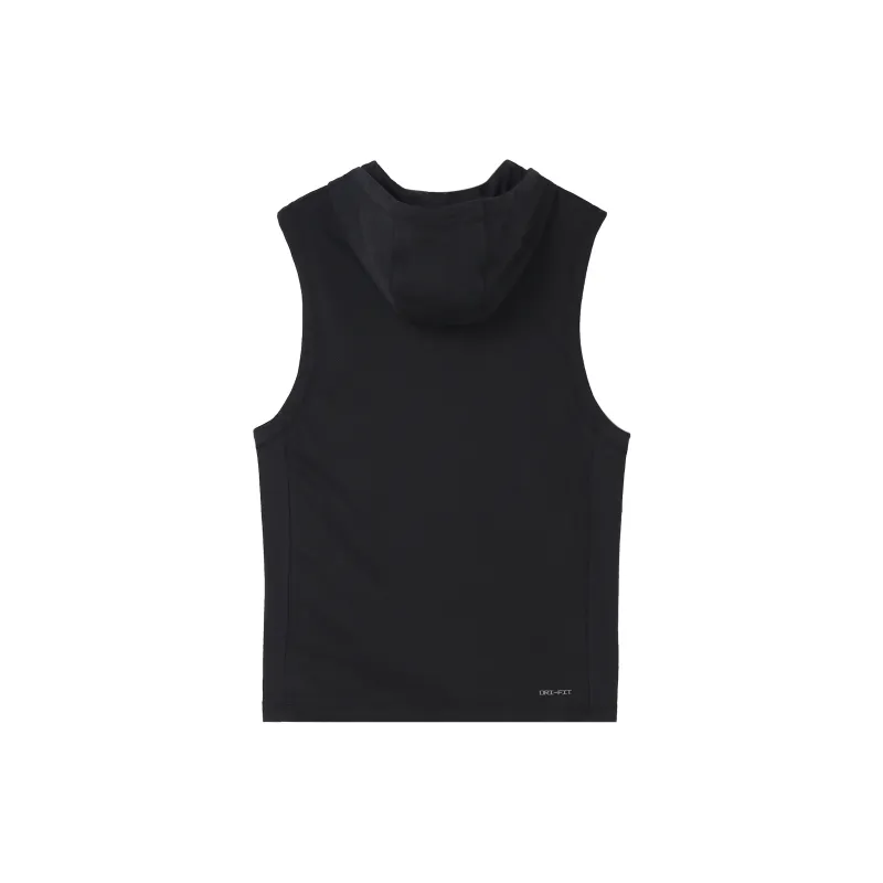 Jordan Dri-FIT Sport Men's Knitted Sleeveless Hoodie Black-1