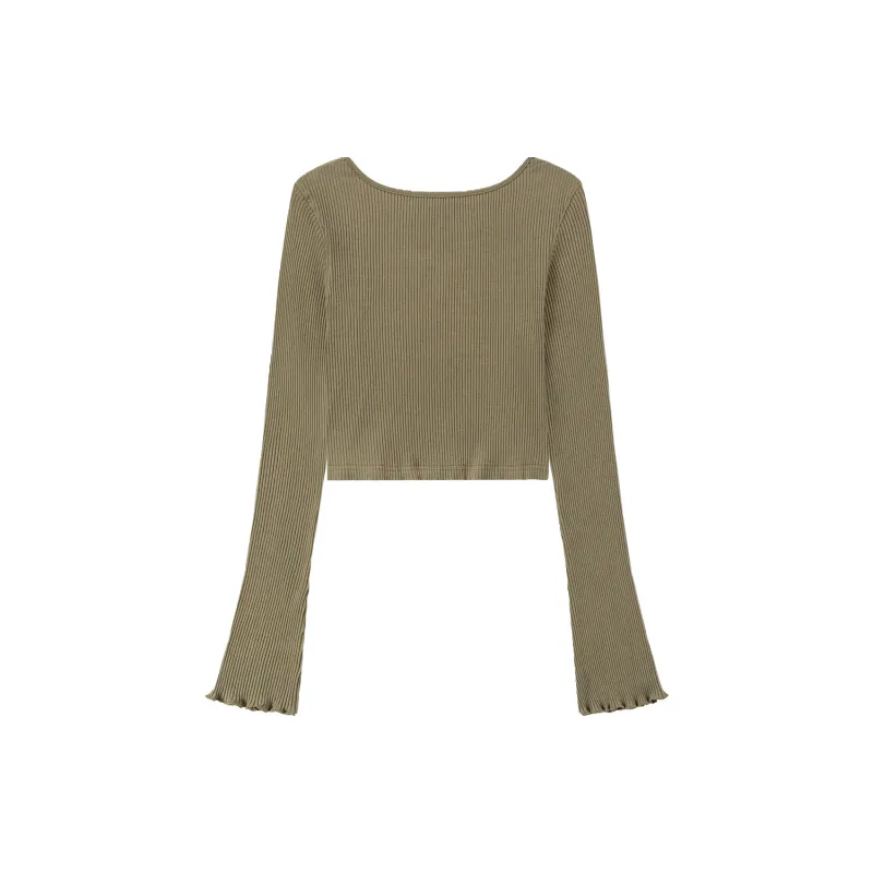 CHUU Crop Tops Women's-2