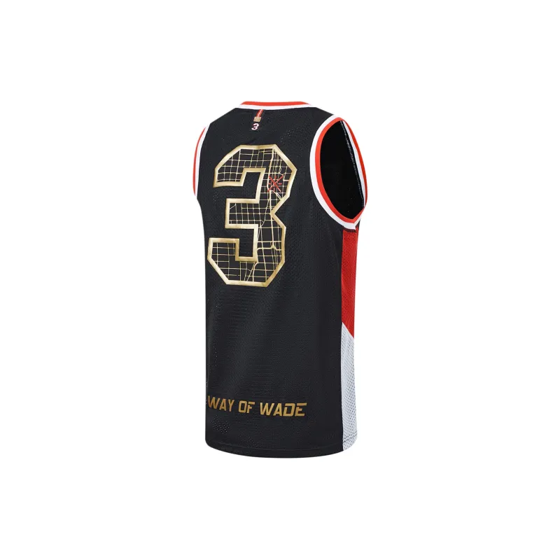 LiNing Wade Collection Basketball Jerseys Unisex Black-1