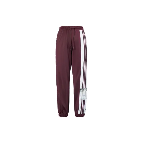 Adidas Originals ADIBREAK Knitted Sweatpants Women's Dark Reddish Purple