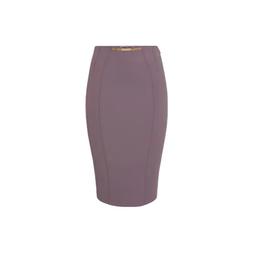 Elisabetta Franchi High-Waist Chain-Detailed Pencil Skirt