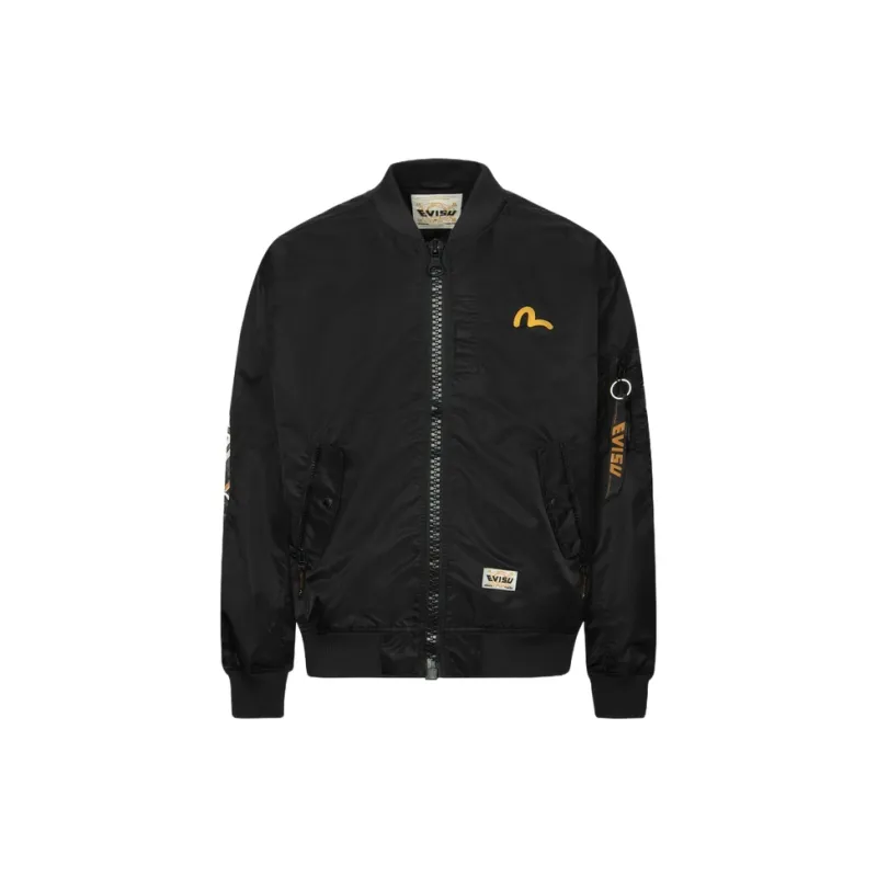 EVISU Logo-print Bomber Jacket-1