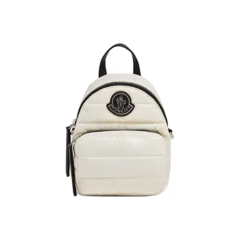 Moncler Kilia Nylon Shoulder Bag Crossbody Bag Small Size Women's White