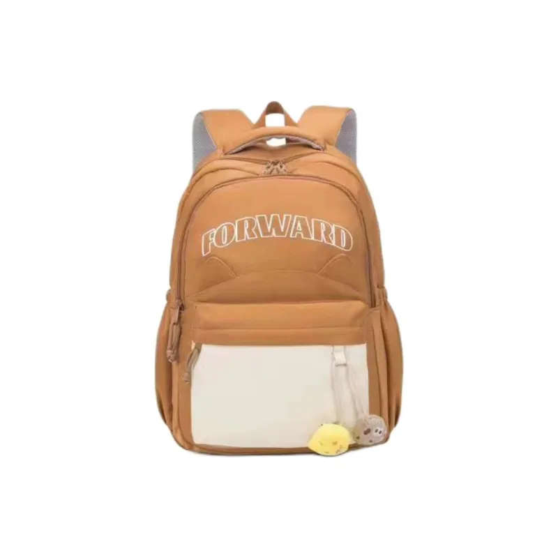 ZUOBAILI Nylon Backpack Large Size Unisex Red/Pink/Black/Blue/Khaki-8