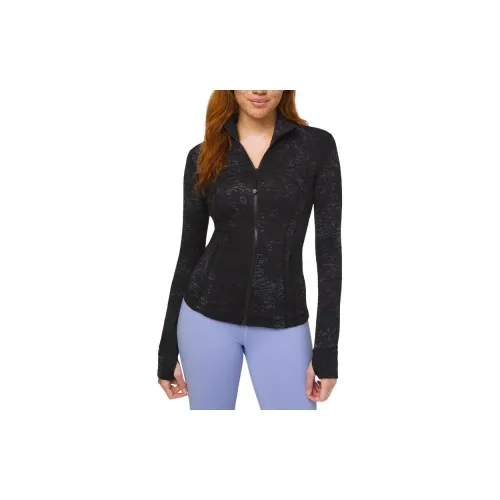 Lululemon Luxtreme Jackets Women's Jacquard Black Carbon