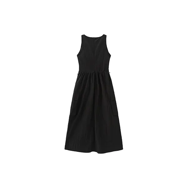Cubic Sleeveless Dresses Women's-4