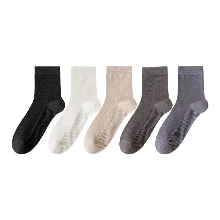 Lan Miao Mid Calf Socks Men's 5 Pack-5