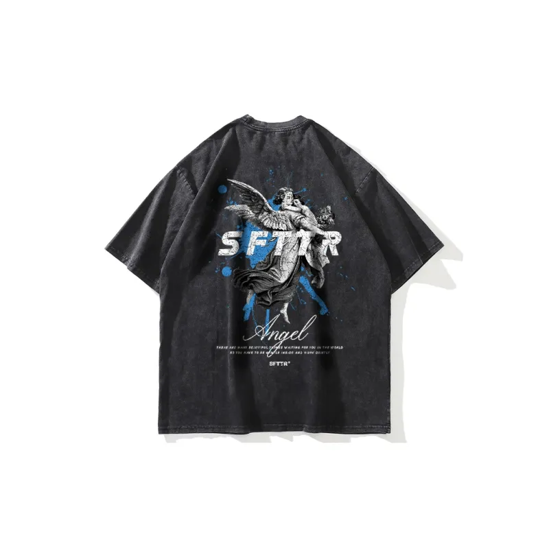 SFTTR Elbow Length Sleeved T Shirt Unisex Black-0