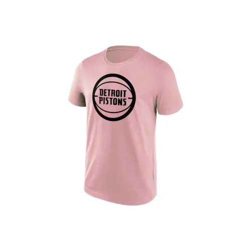 NBA Detroit Pistons T-Shirts Men Pink