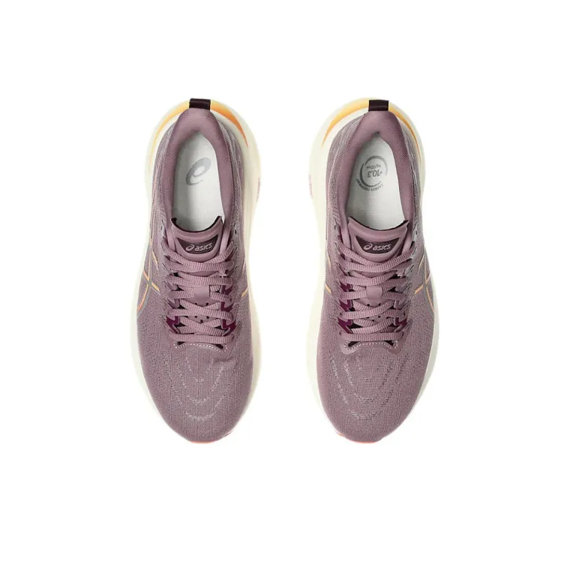 Asics Anti Slip Wear Resistant Low Top Running Shoes Women's Light Purple-3