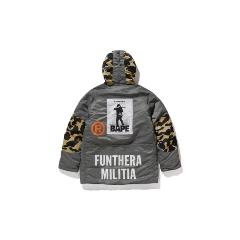 A BATHING APE Jackets Men Gray-1