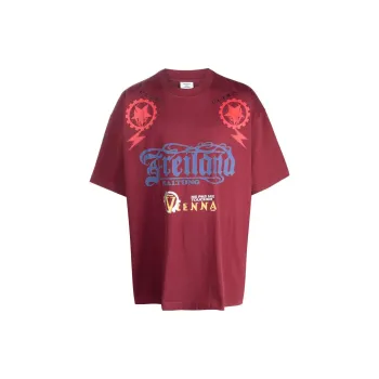 Vetements T-Shirts Unisex Red