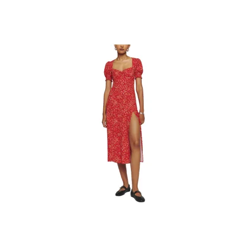 Reformation Short-Sleeved Dresses Women's Red