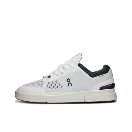 On THE ROGER Tennis Shoes Men Low-Top White/Black