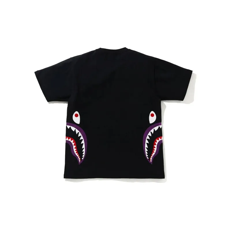 A BATHING APE Color Camo Side Shark Tee-3