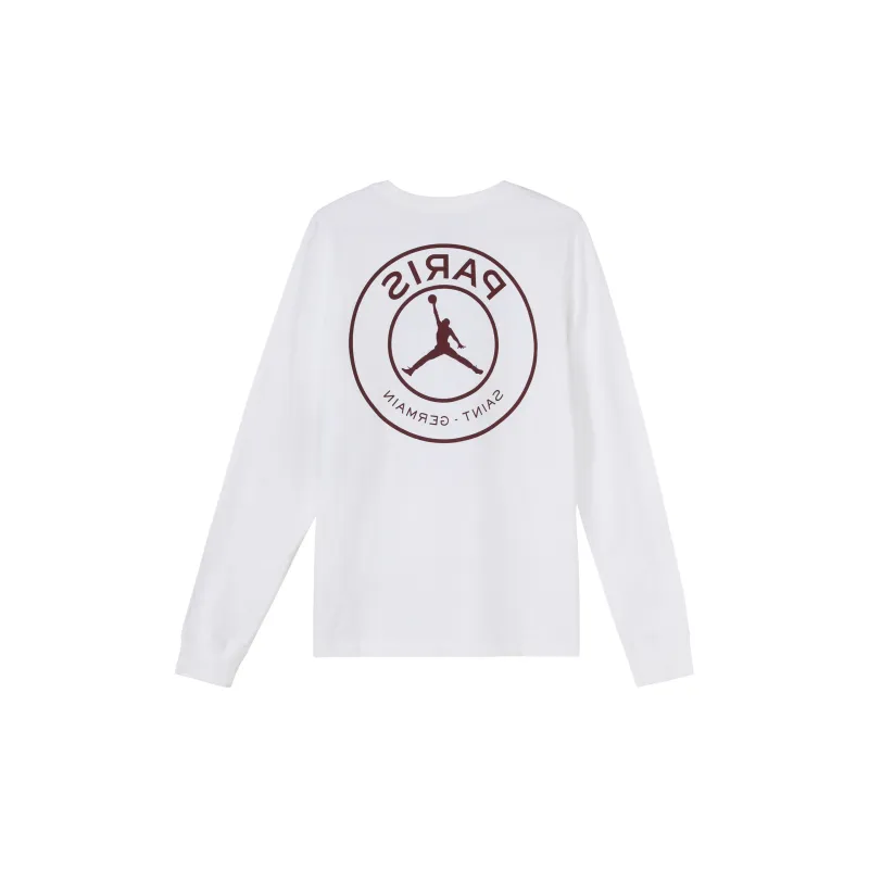Jordan Paris Saint Germain T Shirts Men White-1