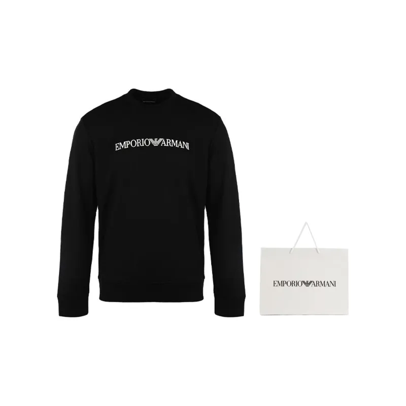 EMPORIO ARMANI Logo Printed Crewneck Sweatshirt-5