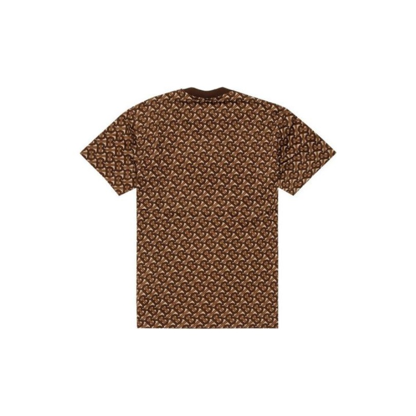 Tシャツ・カットソー BURBERRY Men T-shirt Brown 8097878 LFBTQ Burberryアウトレット：Tシャツ メンズ - ブラウン | GIGLIO.COM