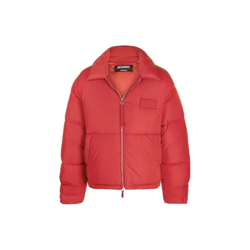 Jacquemus Puffer Jackets Men Red