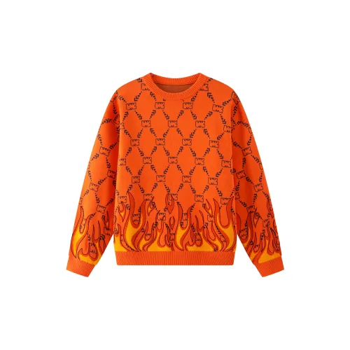 LNG Knitwear Unisex Vibrant Orange