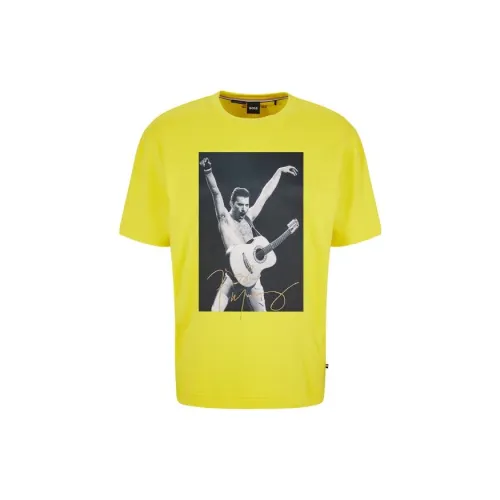 HUGO BOSS T-Shirts Men Yellow