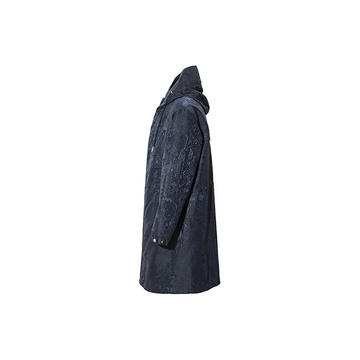 RARE Trench Coats Men Navy Blue-2