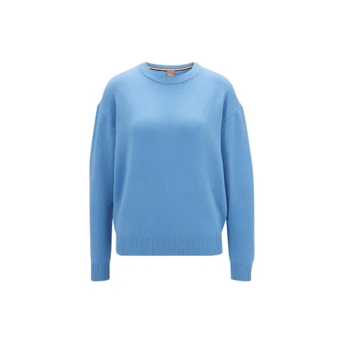 HUGO BOSS Cashmere Sweaters Women's Blue