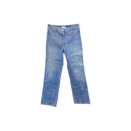 CHANEL Jeans Women's Blue