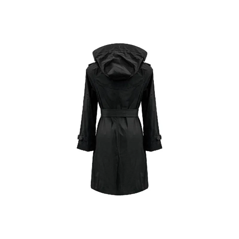 Burberry Women's Amberford Trench Coat Black-1