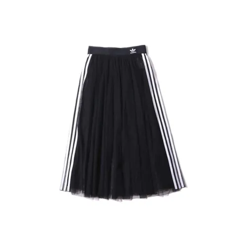 Adidas Originals Tulle 3 Stripe Casual Long Skirts Women's