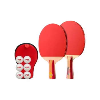 DHS Ping Pong Paddles Unisex Red