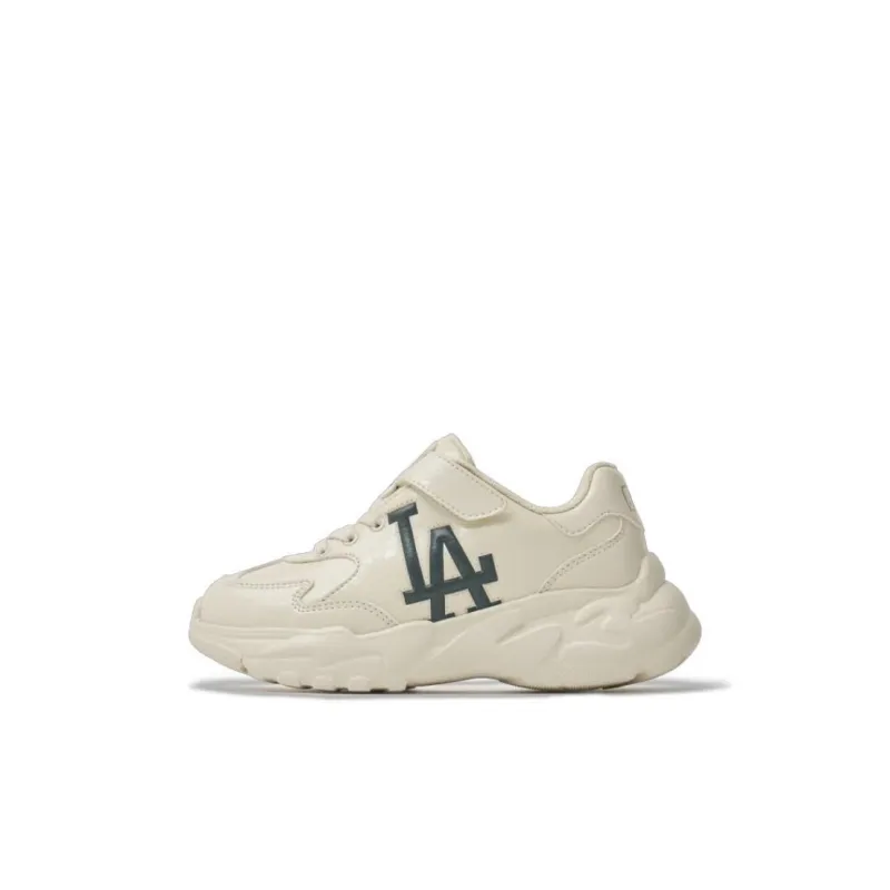 MLB KIDS Abrasion Resistant Low Top Kids Lifestyle Shoes Beige Black Kids'-0