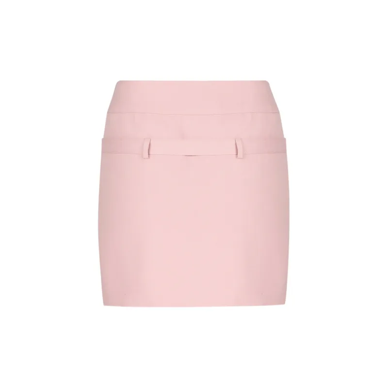 AZEPAM Casual Short Skirts Women's Pink-1