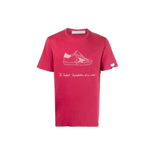 Golden Goose T-Shirts Men Red