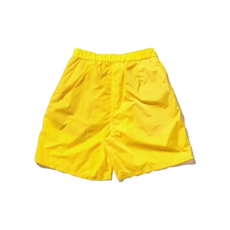 Beams Casual Shorts Men Yellow-1