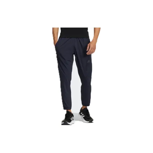 Adidas Knitted Sweatpants Men Ink Blue