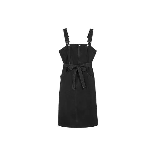 3COLOUR Slip Dresses Women's Black Gray